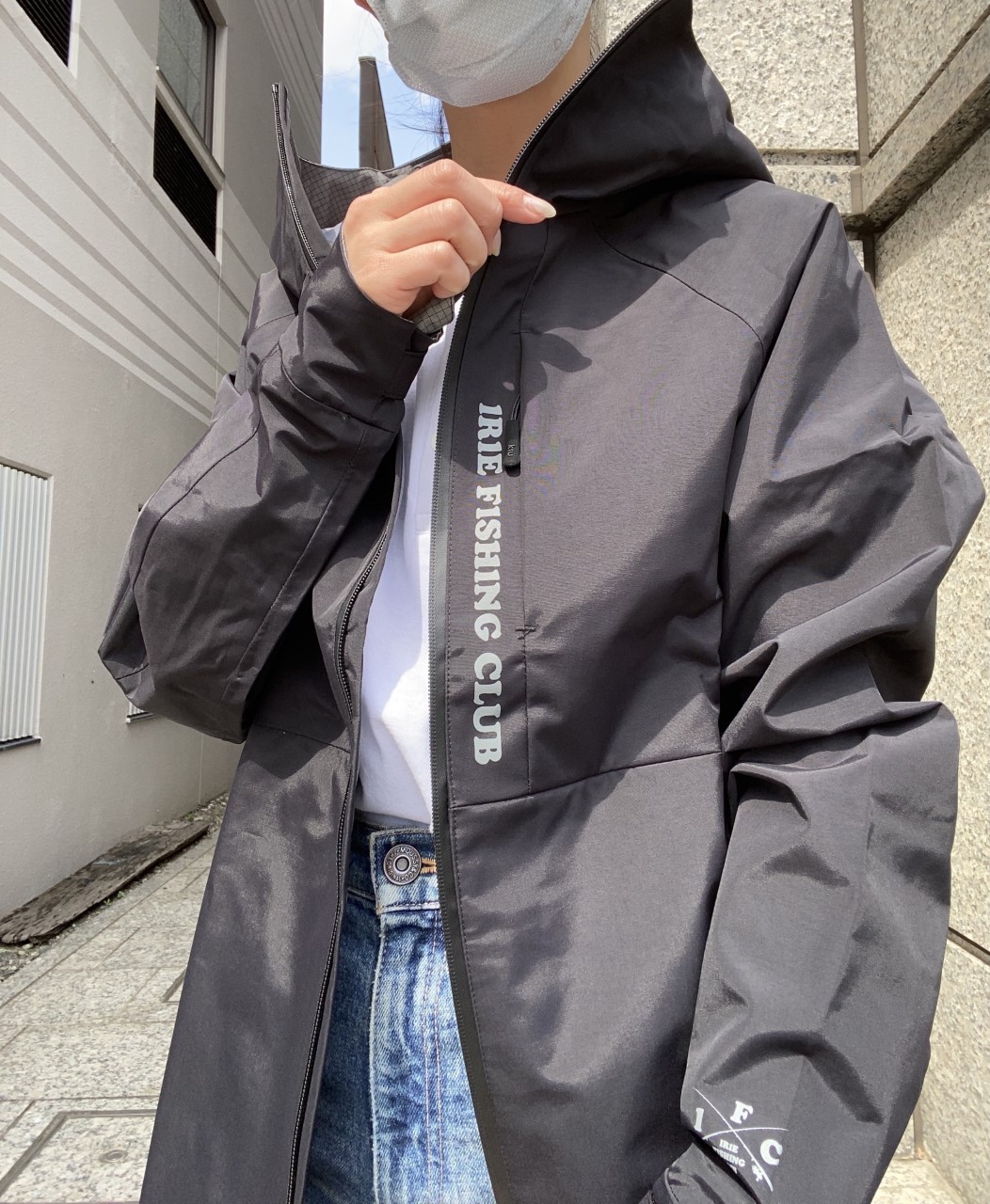 アイリーフィッシングクラブ　IRIE FISHING CLUB　ANORAK RAIN JACKET KIU　アノラックレインジャケット　ポンチョ　！