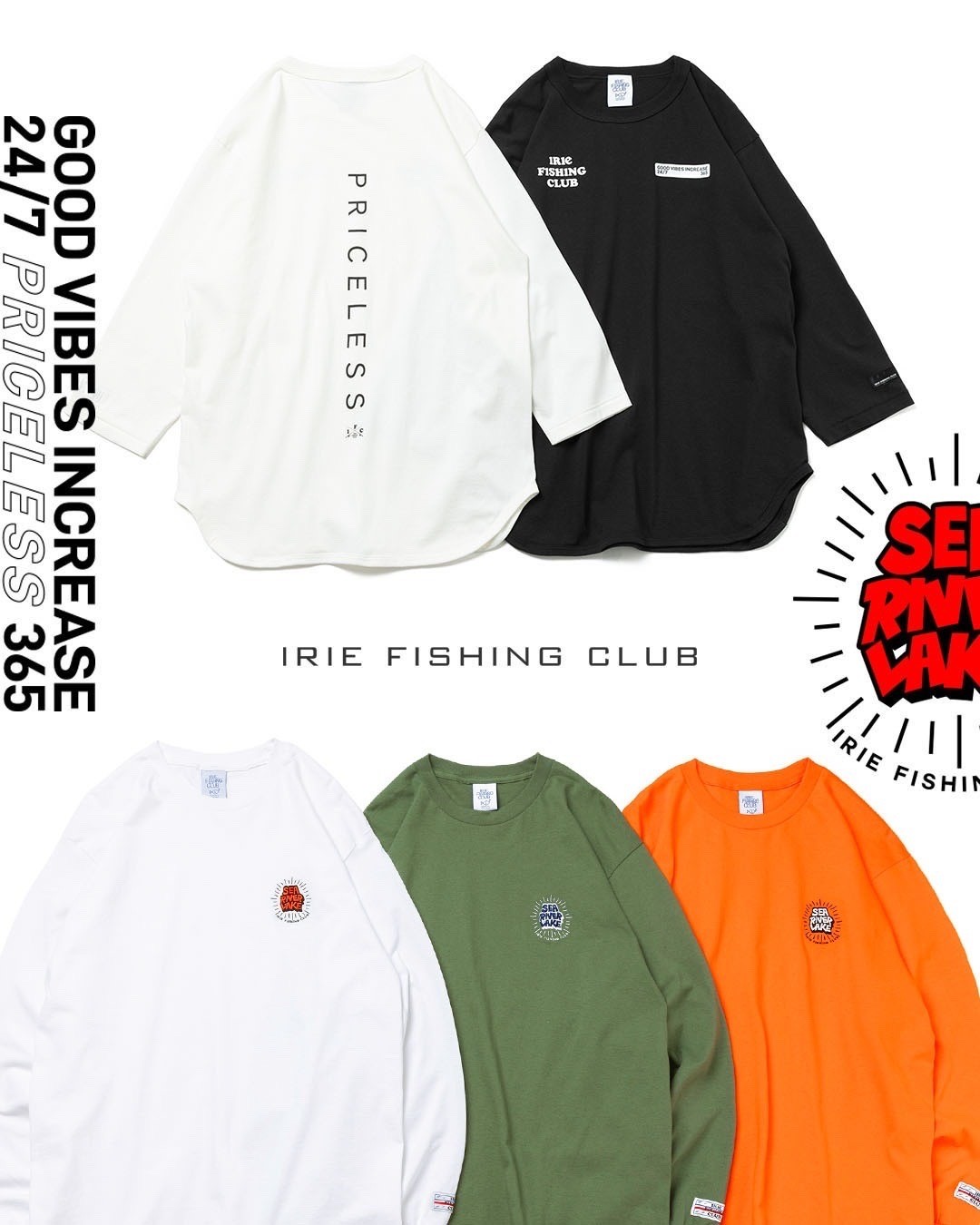 8/26(SAT) IRIE FISHING CLUB新作アイテム🎣