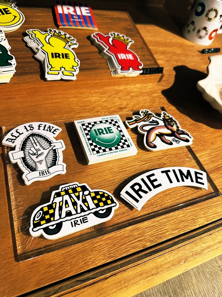 IRIE WATERPROOF STICKER 🎵