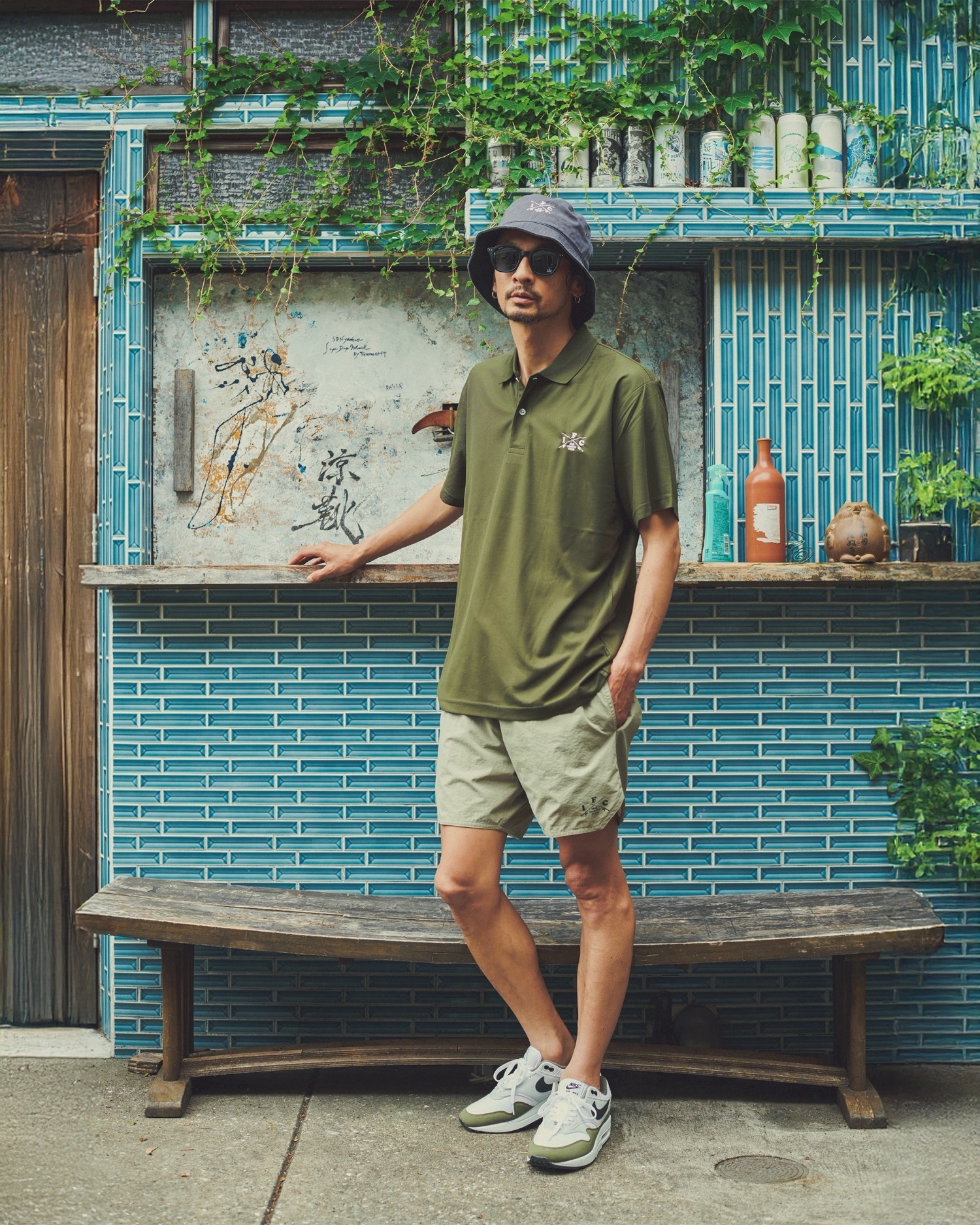 【再入荷】CROSS ROD POLO SHIRT