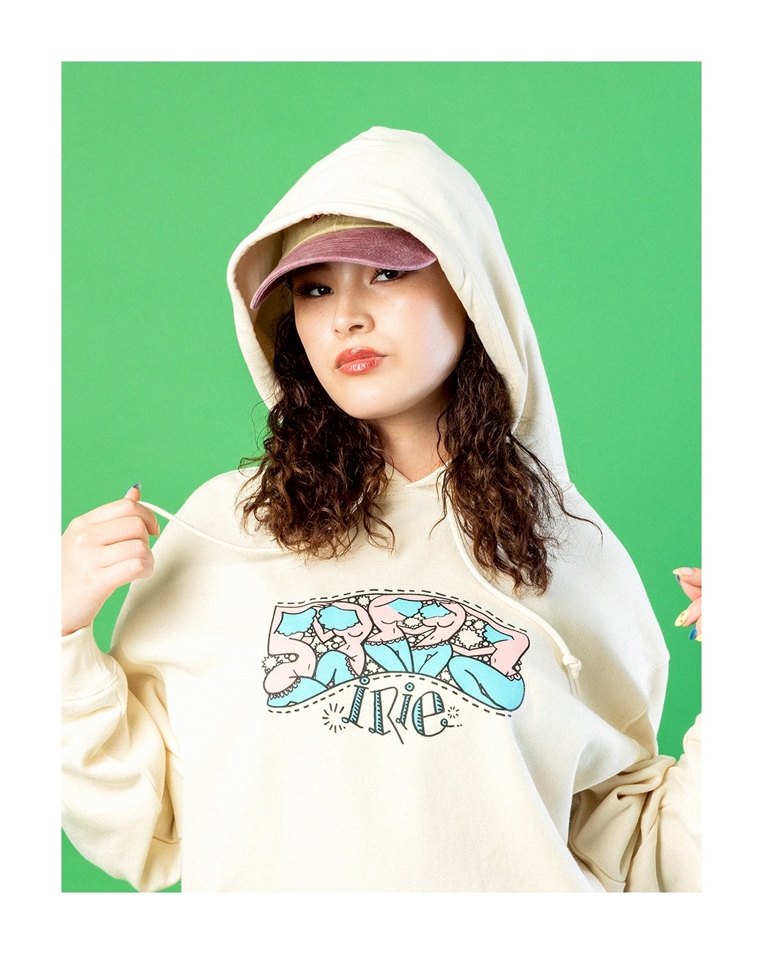× かねこじんこう a.k.a kanegooon IRIE DANCE FLOOR HOODIE