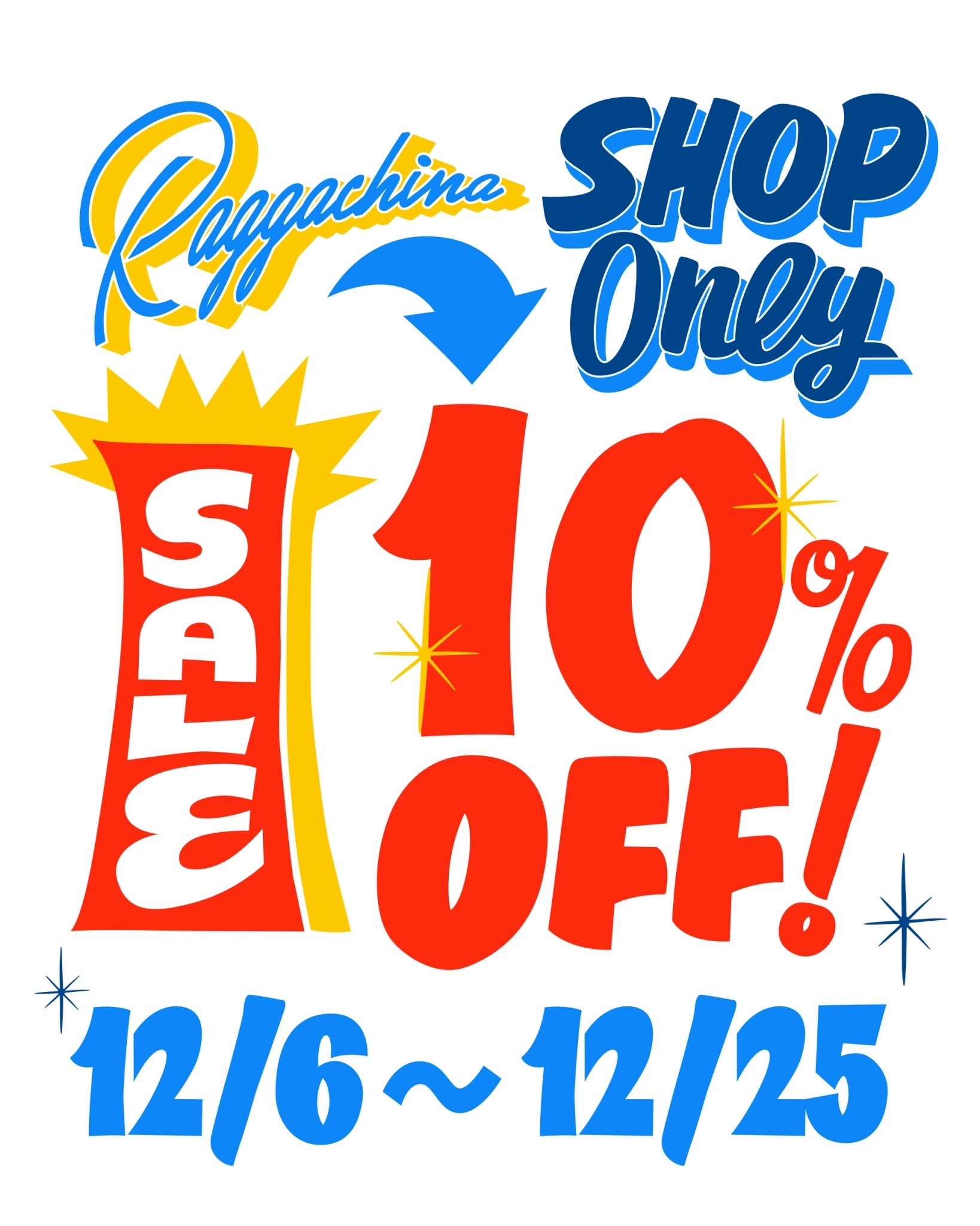 店舗限定全品10％OFF SALE！